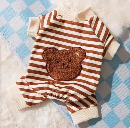 Pijama Peluche Marron