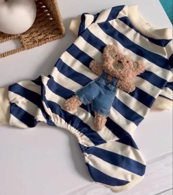 Pijama Peluche azul 1