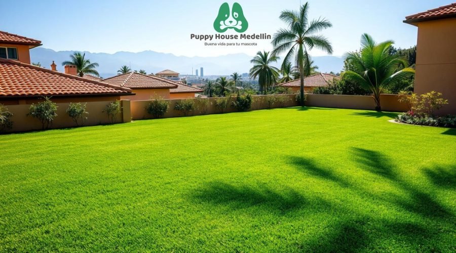 Grama artificial en Medellín