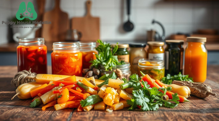 alimentos con ingredientes fermentados