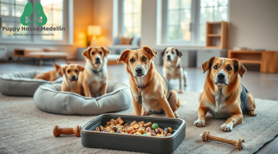 estimulación cognitiva para perros mayores